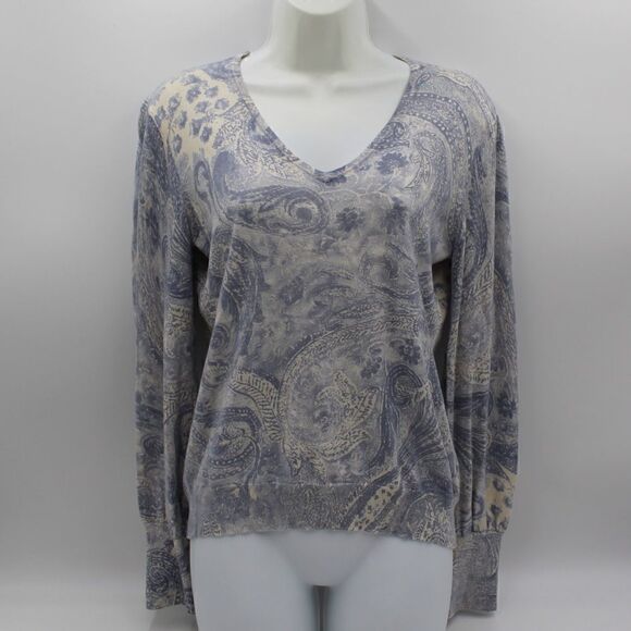 Blue and white Lauren Ralph Lauren sweater - Picture 1 of 9